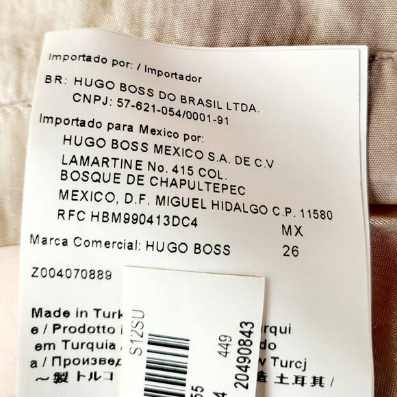 BOSS HUGO BOSS Elbise Tan Pink and Red Sheath Sleeveless Dress Women's Size 4 US - Picture 7 of 10